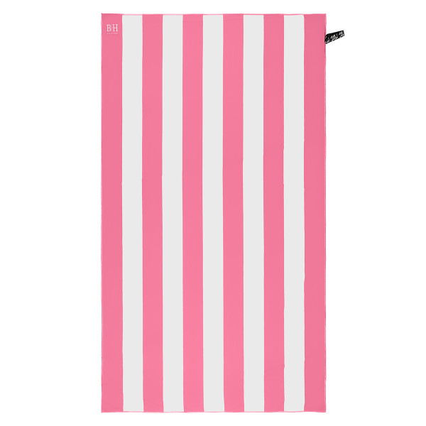 Beauty Home Πετσέτα θαλάσσης Microfiber 200gsm Art 2280 90x160 Ροζ