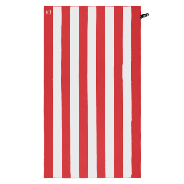 Beauty Home Πετσέτα θαλάσσης Microfiber 200gsm Art 2281 90x160 Κόκκινο