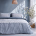 Beauty Home Σετ Πάπλωμα υπέρδιπλο Moments Αrt 12566 220x240 Σιέλ,Γκρι