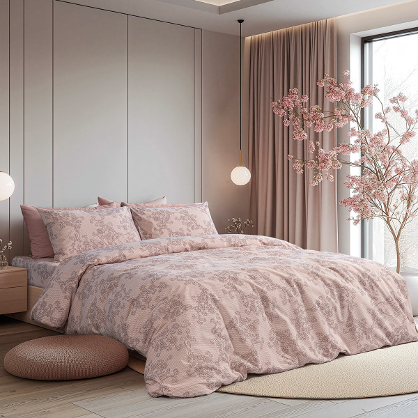 Beauty Home Σετ Πάπλωμα μονό Moments Αrt 12569 160x230 Σάπιο Μήλο