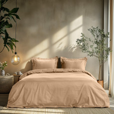 Beauty Home Σετ σεντόνια υπέρδιπλα με λάστιχο Art 1700 Harmony 170x200+30 Άμμου
