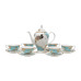 Beauty Home Σετ τσαγιού πορσελάνης 13τμχ Eternal Art 7713 Γαλάζιο
