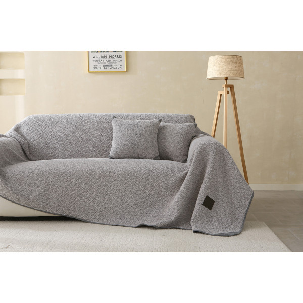 Beauty Home Ριχτάρι Μονοθέσιο Lamb Plus Art 8831 175x180 Γκρι