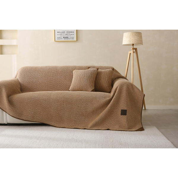 Beauty Home Ριχτάρι Διθέσιο Lamb Plus Art 8832 175x250 Άμμου