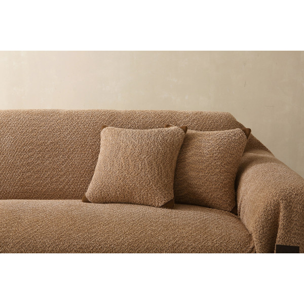 Beauty Home Μαξιλαροθήκη Lamb Plus Art 8832 42x42 Άμμου