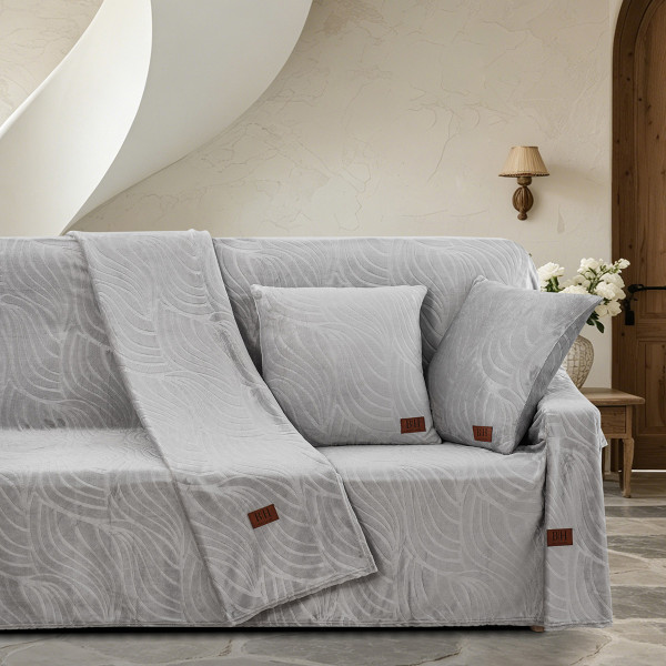 Beauty Home Σετ ριχτάρι 2τμχ Sienna Art 8671 (180x250+180x300) Γκρι Beauty Home Σετ ριχτάρι 2τμχ Sienna Art 8671 (180x250+180x300) Γκρι