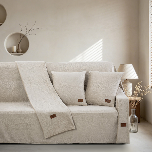 Beauty Home Σετ ριχτάρι 2τμχ Sienna Art 8673 (180x250+180x300) Μπεζ Beauty Home Σετ ριχτάρι 2τμχ Sienna Art 8673 (180x250+180x300) Μπεζ