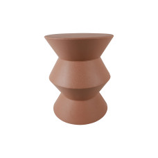 Beauty Home Τραπέζι βοηθ.μεταλ.terracotta 47,7X59,5
