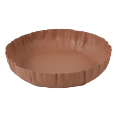 Beauty Home Πιατέλα μεταλλική terracotta 25cm
