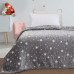 Beauty Home Κουβέρτα μονή φωσφορίζουσα Flash Art 6136 160x220 Γκρι