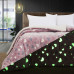 Beauty Home Κουβερτοπάπλωμα μονό φωσφοριζέ Glow Art 6153 160x220 Ροζ