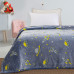 Beauty Home Κουβέρτα μονή φωσφορίζουσα Flash Art 6092 160x220 Γαλάζιο