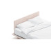 Beauty Home Μαξιλαροθήκη Ξενοδοχείου Oxford Lucid Art Ε1031 Percale CVC 80%Cot-20%Pol 52x75+5 Λευκό