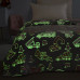 Beauty Home Κουβέρτα μονή φωσφορίζουσα Flash Art 6147 160x220 Γκρι