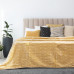 Beauty Home Κουβέρτα μονόχρωμη υπέρδιπλη Art 11000 σε 6 αποχρώσεις 220x240  Κίτρινο