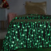 Beauty Home Κουβέρτα μονή φωσφορίζουσα Flash Art 6135 160x220 Γαλάζιο