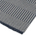Beauty Home Πατάκι βαμβακερό Cocotton 9229 75x150 Γκρι,Μπλε