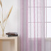 Κουρτίνα γάζα δίχρωμη με 8 μεταλλικούς κρίκους Art 8442 140x270 Ροζ   Beauty Home