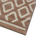 Beauty Home Πατάκι Vibe Art 9575 67x150 Pink White Ροζ Λευκό
