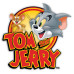 Κουρτίνα με 8 μεταλλικούς κρίκους Art 6194 Tom and Jerry 180x250 Εμπριμέ   Beauty Home