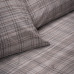 Beauty Home Σετ σεντόνια υπέρδιπλα με λάστιχο Espresso Art 12077 170x200+30 Εμπριμέ
