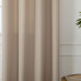 Beauty Home Κουρτίνα μεσαίας σκίασης με 8 μεταλλικούς κρίκους Effect Art 8443 140x270 Άμμου