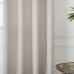 Beauty Home Κουρτίνα μεσαίας σκίασης με 8 μεταλλικούς κρίκους Effect Art 8443 140x270 Εκρού