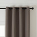 Beauty Home Κουρτίνα Blackout Jacquard σκίασης με 8 μεταλλικούς κρίκους Glare Art 8444 140x270 Μόκα