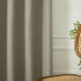 Beauty Home Κουρτίνα Blackout Jacquard σκίασης με 8 μεταλλικούς κρίκους Glare Art 8444 140x270 Άμμου