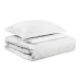 Beauty Home Μαξιλαροθήκη Ξενοδοχείου Oxford Silky Percal Pennie Art Ε1021 250TC Satin Stripe 100% Cotton Λευκό 52x74+4