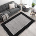 Beauty Home Χαλί Noir Art 9436 133x190 Black Μαύρο 133x190