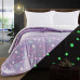 Beauty Home Κουβερτοπάπλωμα μονό φωσφοριζέ Glow Art 6273 160x220 Λιλά