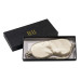 Μεταξωτή μάσκα ύπνου σε κουτί δώρου Art 12163 Εκρού   Beauty Home