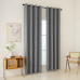 Beauty Home Κουρτίνα Full Blackout σκίασης με 8 κρίκους Total Art 8446 140x270 Ανθρακίτης