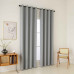 Beauty Home Κουρτίνα Full Blackout σκίασης με 8 κρίκους Total Art 8446 140x270 Γκρι