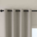 Beauty Home Κουρτίνα Full Blackout σκίασης με 8 κρίκους Total Art 8446 140x270 Εκρού
