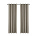 Beauty Home Κουρτίνα Full Blackout σκίασης με 8 κρίκους Total Art 8446 140x270 Άμμου