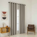 Beauty Home Κουρτίνα Full Blackout σκίασης με 8 κρίκους Total Art 8446 140x270 Άμμου