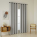 Beauty Home Κουρτίνα Full Blackout σκίασης με 8 κρίκους Total Art 8446 140x270 Ασημί