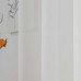 Κουρτίνα γάζα μονόχρωμη με 8 μεταλλικούς κρίκους Sharp Art 8448 140x270 Εκρού   Beauty Home