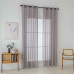 Beauty Home Κουρτίνα γάζα μονόχρωμη με 8 μεταλλικούς κρίκους Sharp Art 8448 140x270 Αμέθυστος