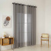 Beauty Home Κουρτίνα γάζα μονόχρωμη με 8 μεταλλικούς κρίκους Sharp Art 8448 140x270 Μπεζ