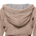 Beauty Home Μπουρνούζι με κουκούλα Art 3422 Μπεζ 2XL