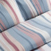 Beauty Home Σετ σεντόνια υπέρδιπλα με λάστιχο Maldives Art 12087 165x200+30 Σιελ,Μπεζ