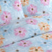 Beauty Home Σετ σεντόνια μονά με λάστιχο Hawai Art 12088 105x200+30 Σιελ