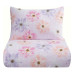 Beauty Home Σετ σεντόνια υπέρδιπλα με λάστιχο Hana Art 12089 165x200+30 Ροζ