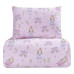 Beauty Home Σετ σεντόνια μονά με λάστιχο Dreamy Art 6232 105x200+30 Ροζ
