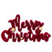 Beauty Home ΔΙΑΚΟΣΜΗΤΙΚΟ ΒΕΛΟΥΔΙΝΟ MERRY CHRISTMAS 32.5X18X2CM
