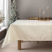 Beauty Home ΤΡΑΠΕΖΟΜΑΝΤΗΛΟ ΖΑΚΑΡ ΕΚΡΟΥ- ΧΡΥΣΟ   135 x 135 cm