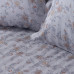 Beauty Home Σετ σεντόνια υπέρδιπλα με λάστιχο Art 12212 Jasmine 100% Βαμβακοσατέν 300tc 170x200+30 Γκρι